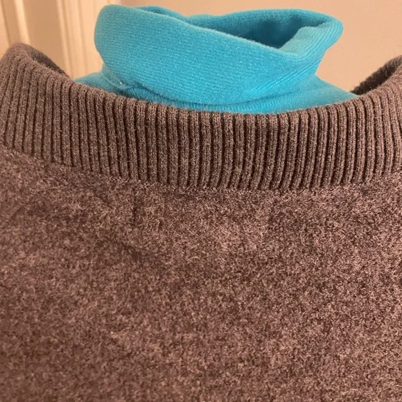 Gray Zip-Up Sweater - Picture 4 of 8